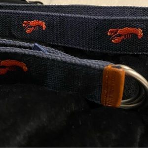 Vineyard Vines Canvas Lobster Belt